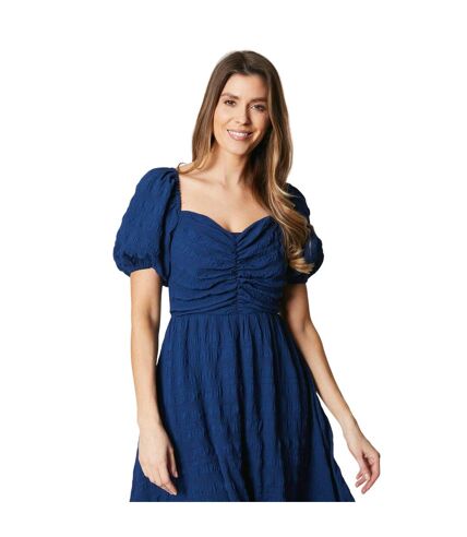 Robe mi-longue femme bleu marine Debenhams