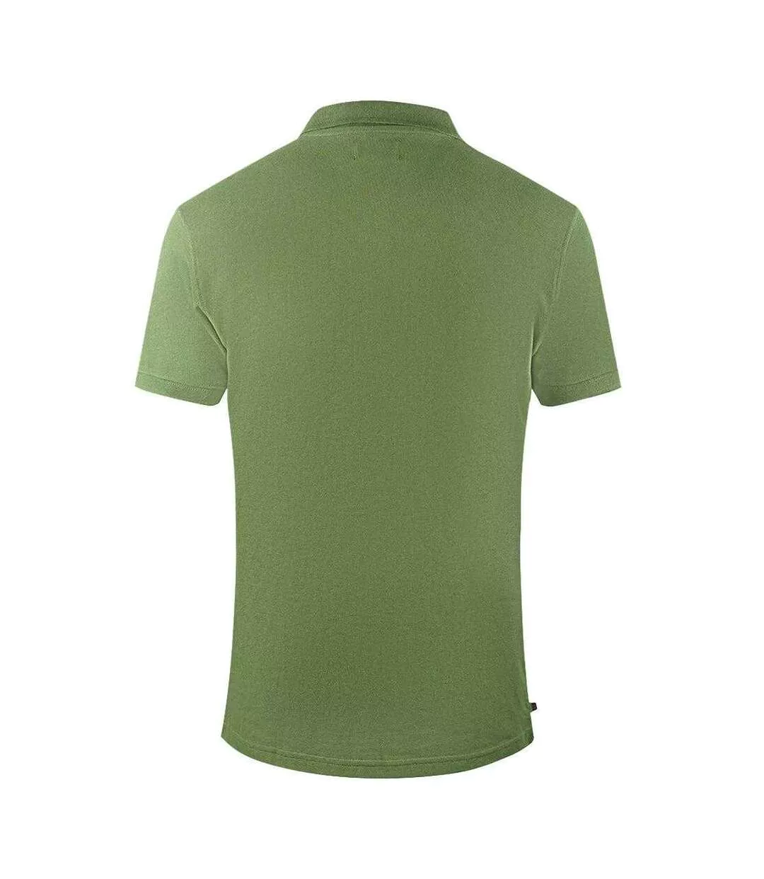 Polo Motif Uni Adulte Vert Militaire Aquascutum-2