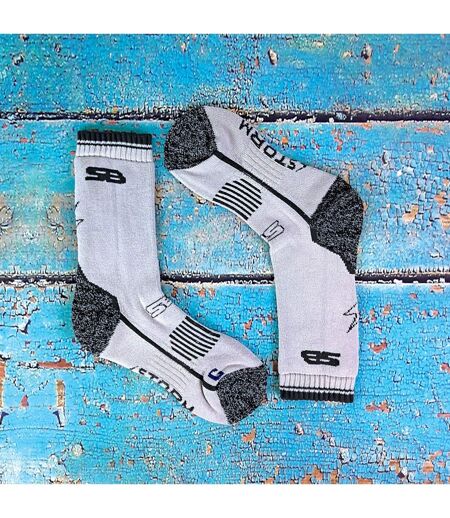 2 Pr Chaussettes Randonnée Femme Renforcées Coton
