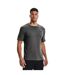 T-shirt Motif/style Logo Sur Poitrine Sportstyle Homme Gris Foncé Chiné Under Armour-4