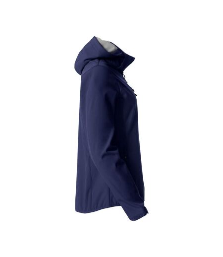 Clique Womens/Ladies Plain Soft Shell Jacket (Dark Navy)