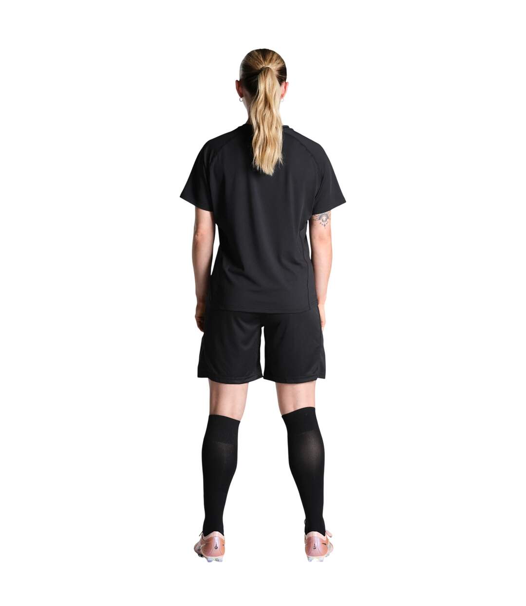 Womens/ladies Portiere Sports Shorts Black Miss Kick-3