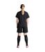Womens/ladies Portiere Sports Shorts Black Miss Kick-3