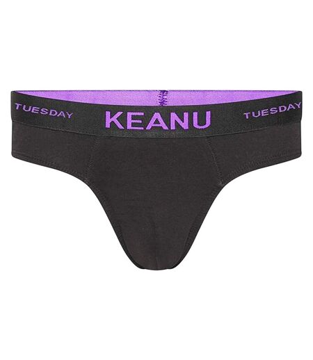 Pack Of 7  Mens Days Of The Week Briefs  Multicoloured Keanu