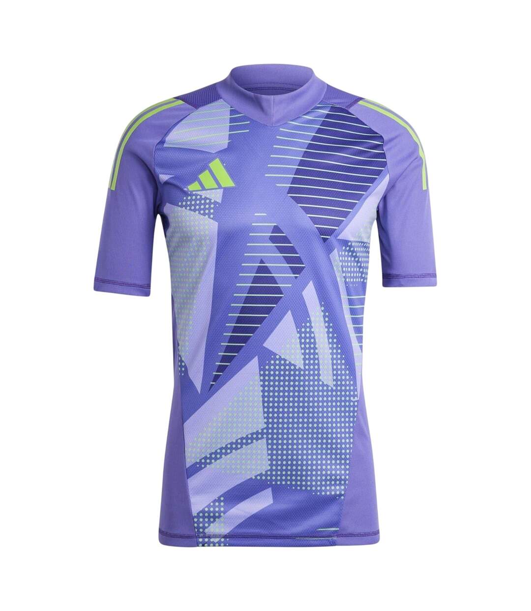 Mens Tiro 24 Geometric Slim Goalkeeper Jersey Purple Adidas-2