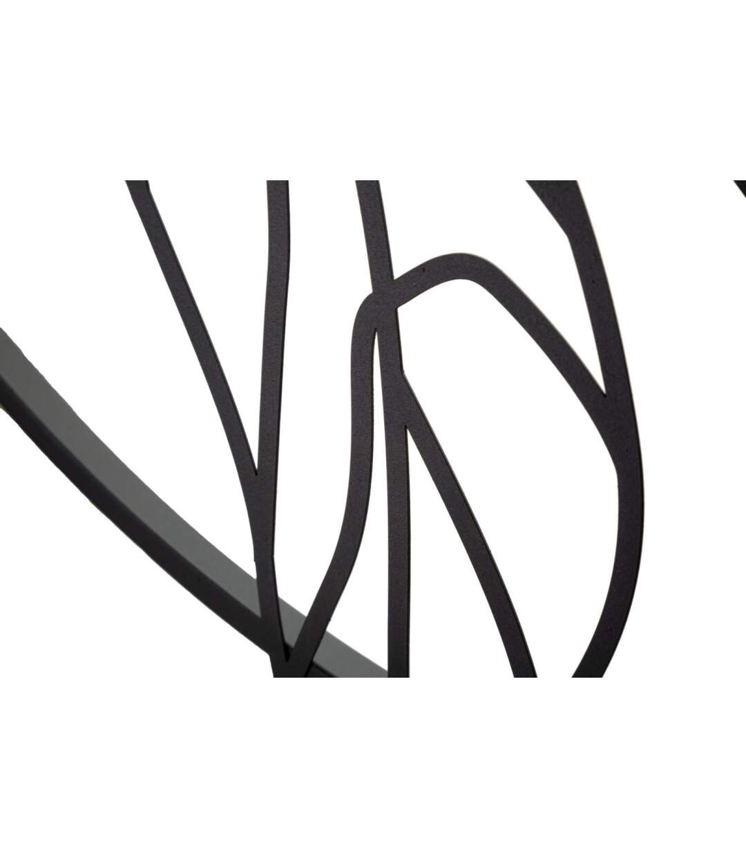 Décoration Murale Encadrée en Métal Simply Flotis 69cm Noir-4