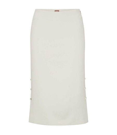 Jupe Mi-longue Motif/style Clouté Vevoka Femme Blanc Boss