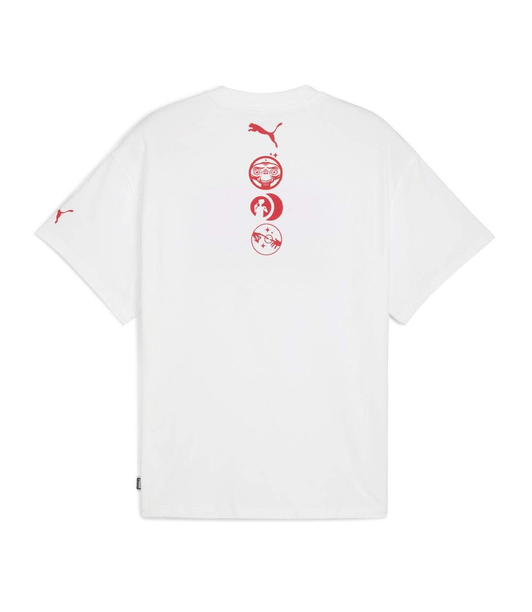 T-Shirt blanc homme puma hoops x e.t.-2