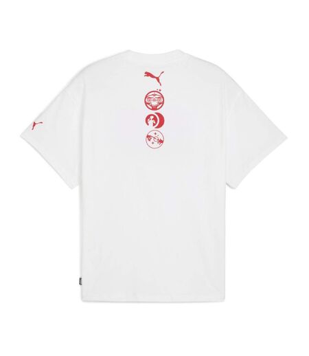 T-Shirt blanc homme puma hoops x e.t.