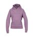 Sweat à capuche team adulte mauve Aubrion