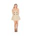 Robe Courte The Ultimate Femme Beige Odd Muse-1