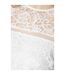 Womens/ladies lace jersey lace detail top ivory Principles