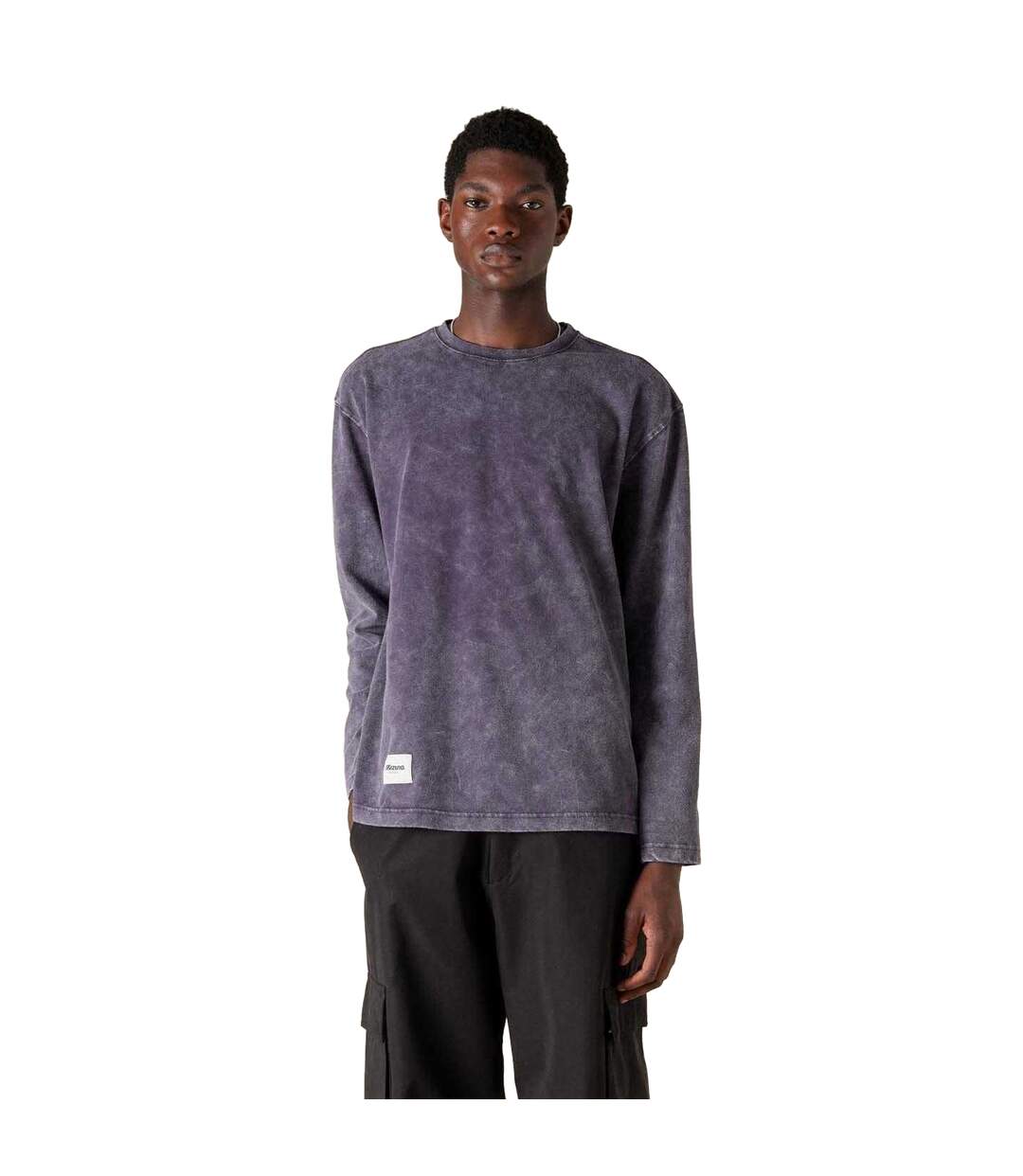 T-shirt Manches Longues Sportstyle Homme Violet Mizuno-2