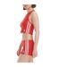 Haut Court Femme Rouge Adidas-3