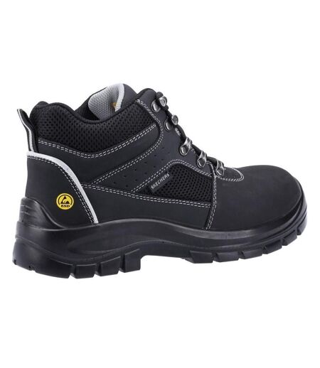Skechers Mens Trophus Letic Nubuck Safety Boots (Black) - UTFS7877