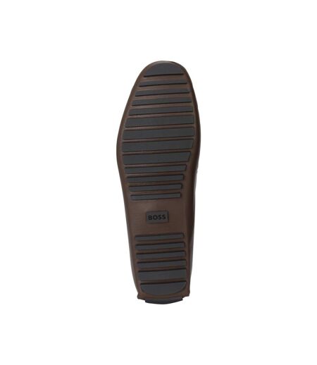 Mocassins driver homme marron Boss