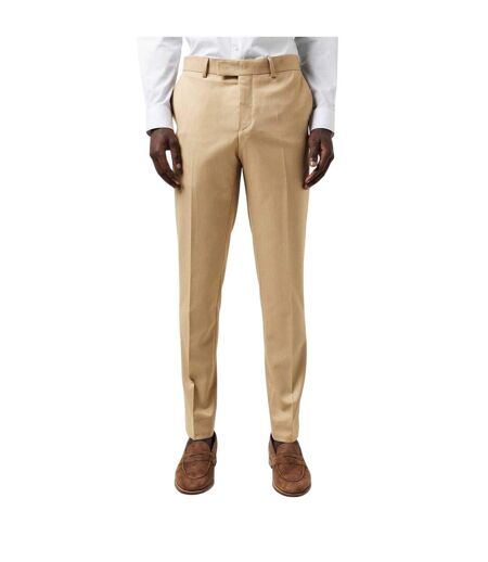 Mens Formal Trousers Neutral Twisted Tailor