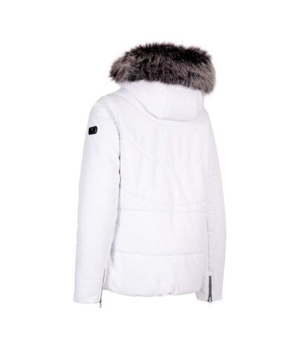 Trespass Womens/Ladies Recap Waterproof Jacket (White)