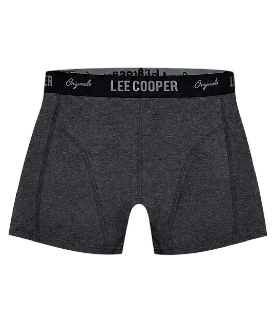 Lot De 5  Boxers Homme Noir Bleu Marine Gris Chiné Lee Cooper-3