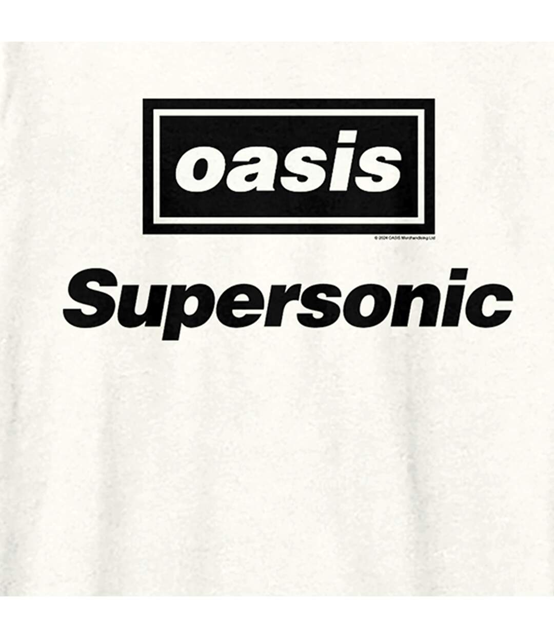 T-shirt supersonic adulte vintage white Amplified Amplified