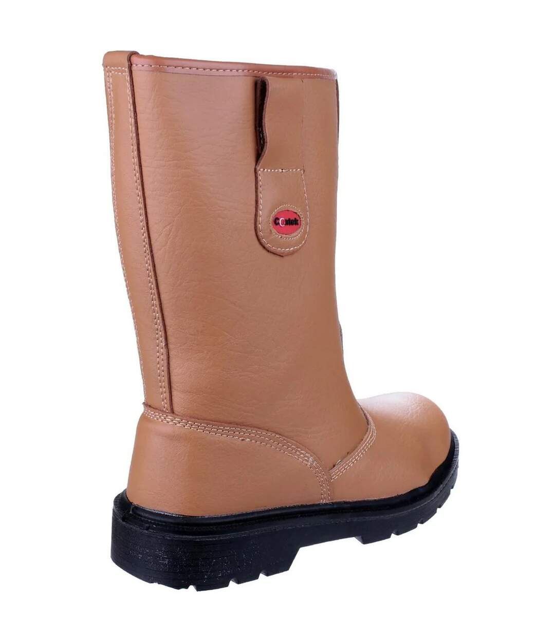 Mens fs334 steel toe cap safety boots tan Centek-2