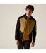 Mens Newhill Colour Block Hybrid Jacket Wood Brown Black Regatta-1