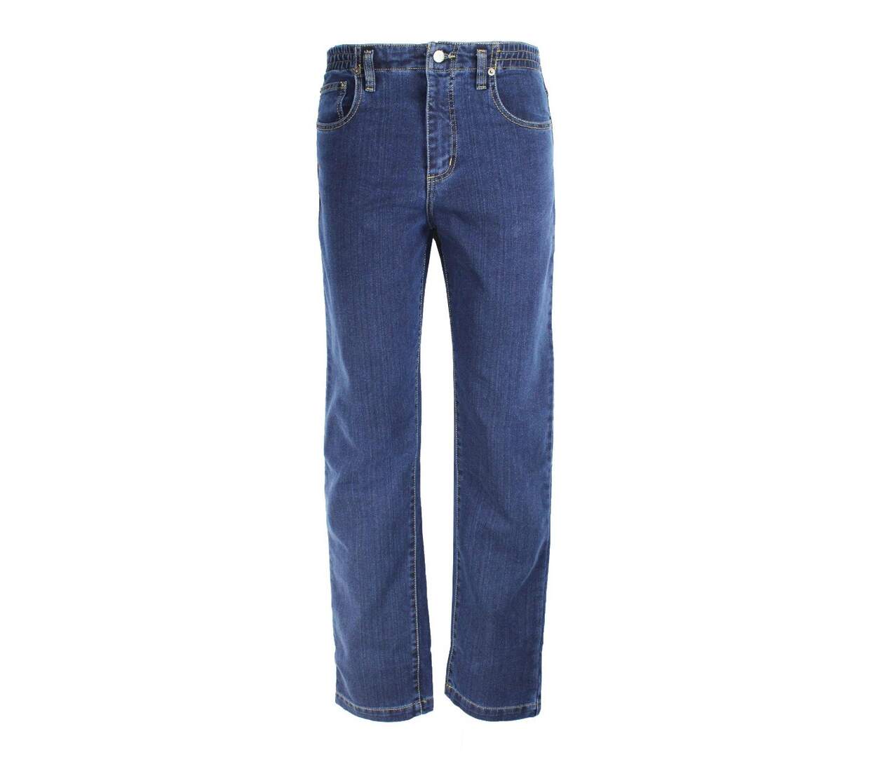 Jean Taille Haute Femme Bleu Stone Stretch & Confort Mayflower-2