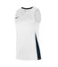 Maillot Sans Manches Motif/style Panneau Contrasté Femme Blanc Bleu Foncé Nike-2