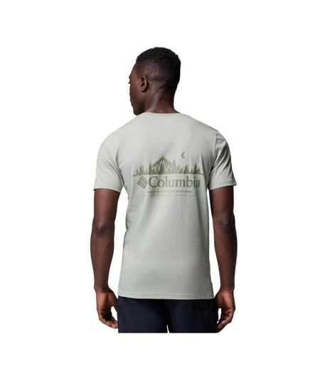 T-shirt Motif/style Imprimé Au Dos Rapid Ridge Homme Gris Clair Columbia