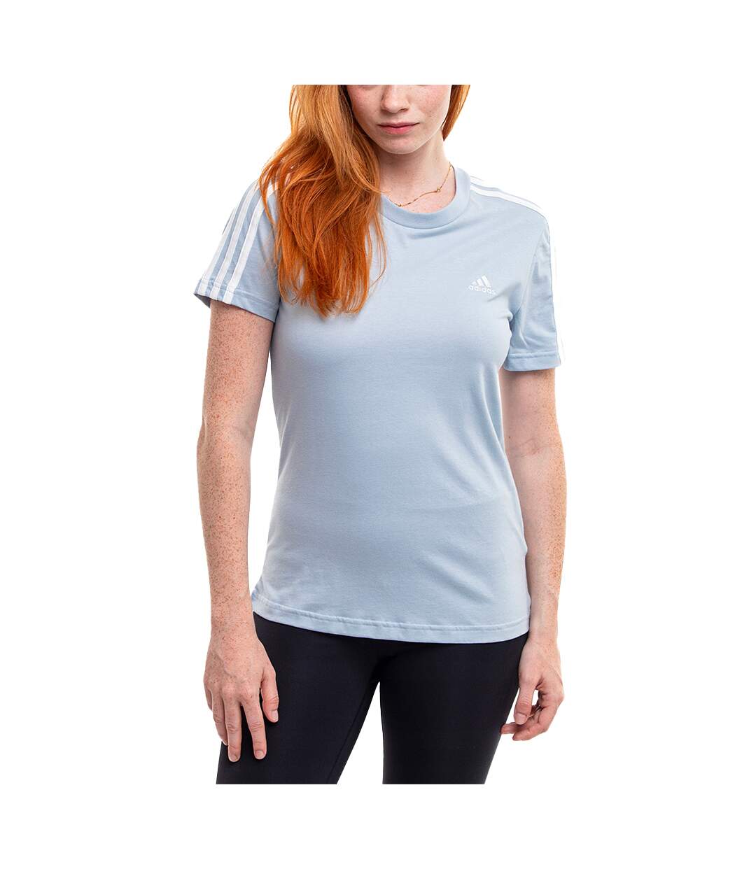 T-shirt Essentials Femme Bleu Adidas-1