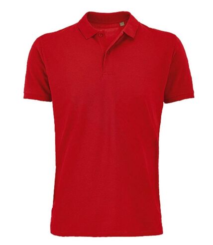 Polo manches courtes BIO - Homme - 03566 - rouge