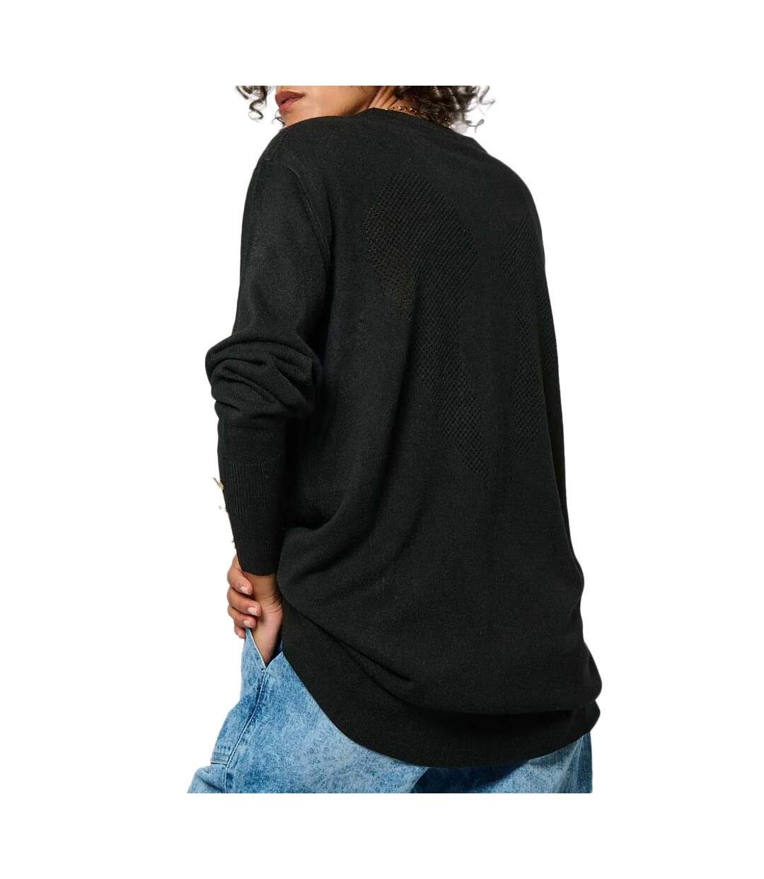 Pull noir femme kaporal marka-2