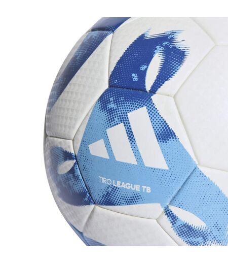 Ballon De Foot Tiro League Taille 5 Blanc Bleu Adidas