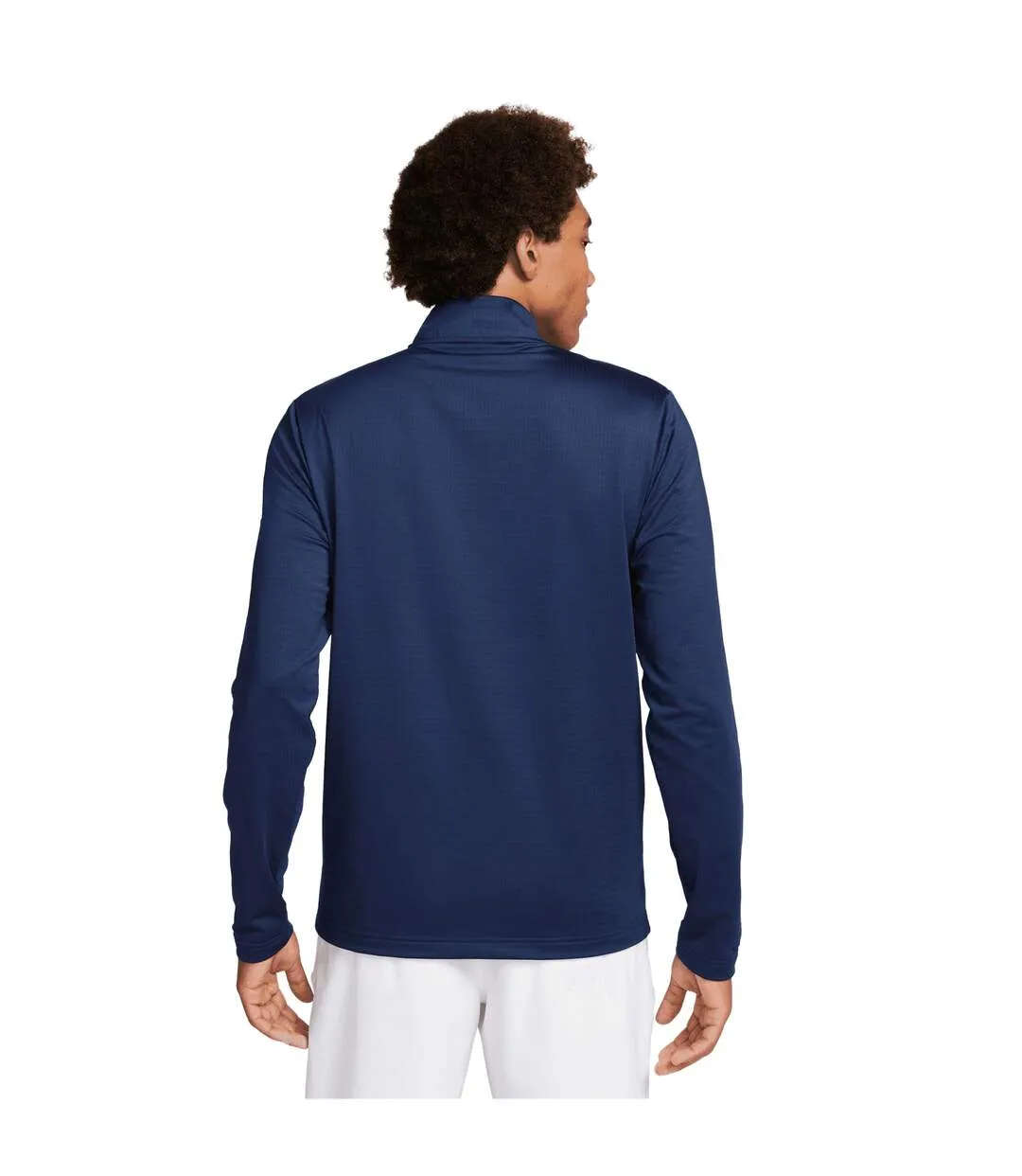 Haut Homme Bleu Nuit Blanc Nike Golf-2