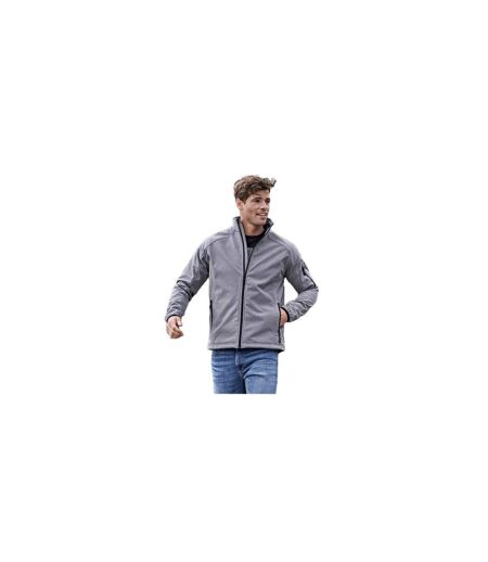 Mens Performance Lightweight Soft Shell Jacket Grey Melange Tee Jays