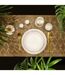 Lot de 6 Assiettes Plates Liseré 27cm Blanc-3