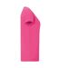 T-shirt Iconic Femme Fuchsia Fruit Of The Loom-3