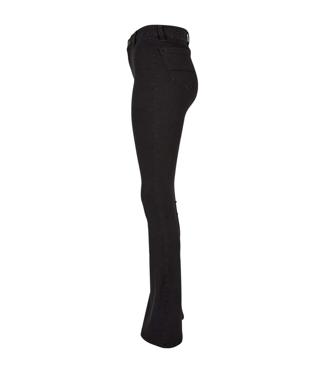 Jean Femme Noir Délavé À La Pierre Ponce Urban Classics-3