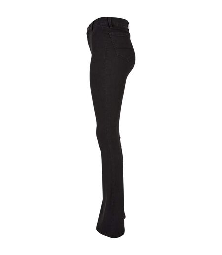 Jean Femme Noir Délavé À La Pierre Ponce Urban Classics
