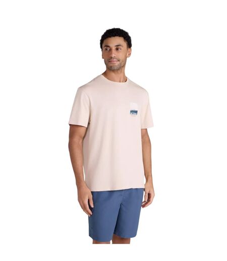 Mens Chase Graphic Relaxed Fit T-shirt Cream Mountain Warehouse