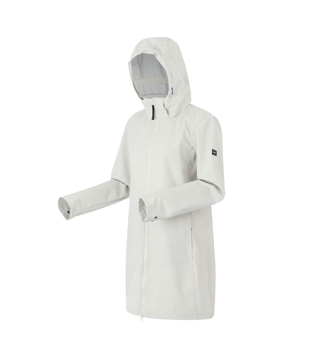 Womens/ladies carisbrooke soft shell jacket oyster mushroom/wisteria Regatta-3