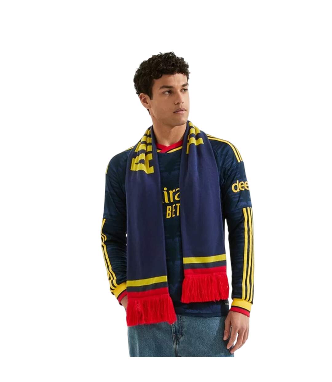 Écharpe Motif/style Arsenal Fc Taille Unique Bleu Marine Adidas-4