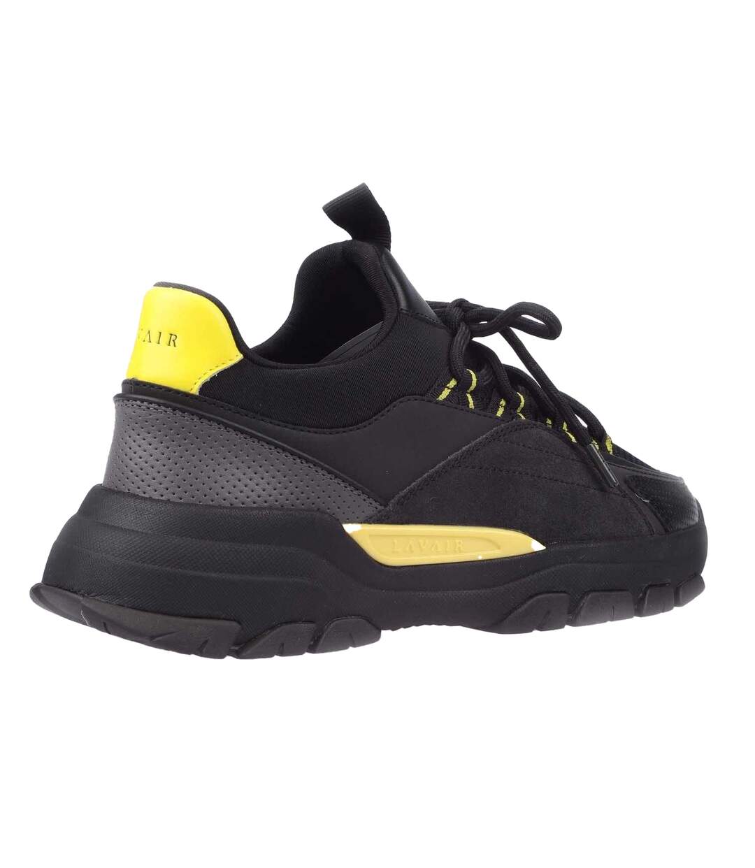 Baskets Creator Evo Homme Noir Jaune Lavair-2