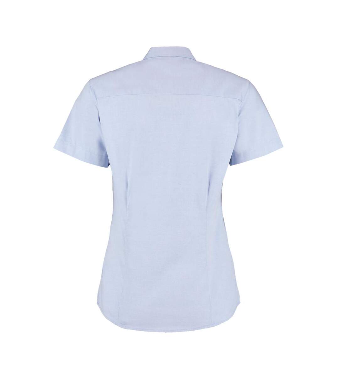 Chemise D'entreprise Oxford À Manches Courtes Pour Femmes Bleu Clair Kustom Kit-2