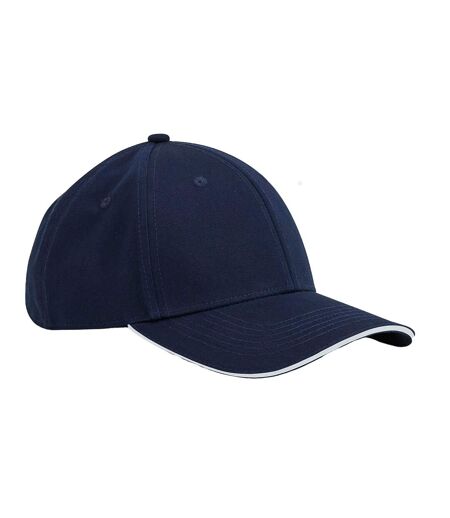 Casquette Earthaware Bleu Marine Français Blanc Beechfield