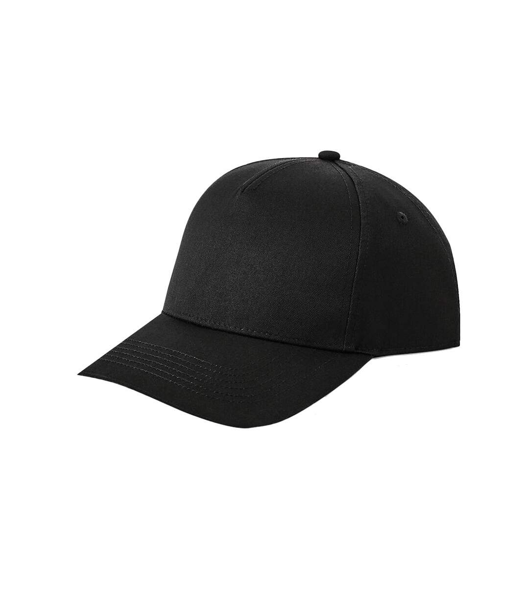 Casquette Ajustable Urbanwear Adulte Noir Beechfield-2