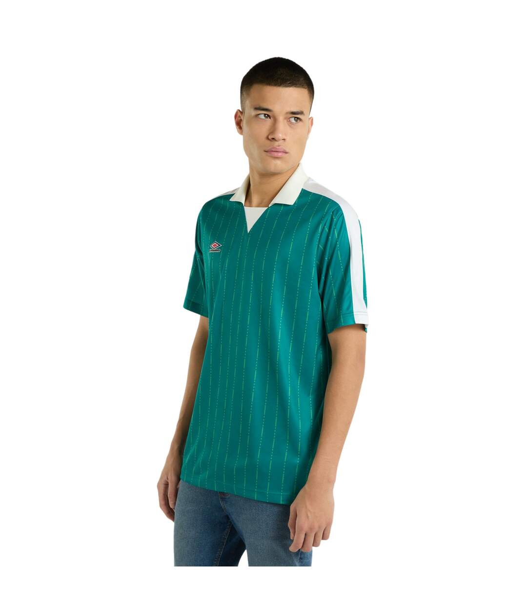 Umbro - Maillot - Homme (Vert / Jaune / Vert Quetzal) - UTUO2126-1