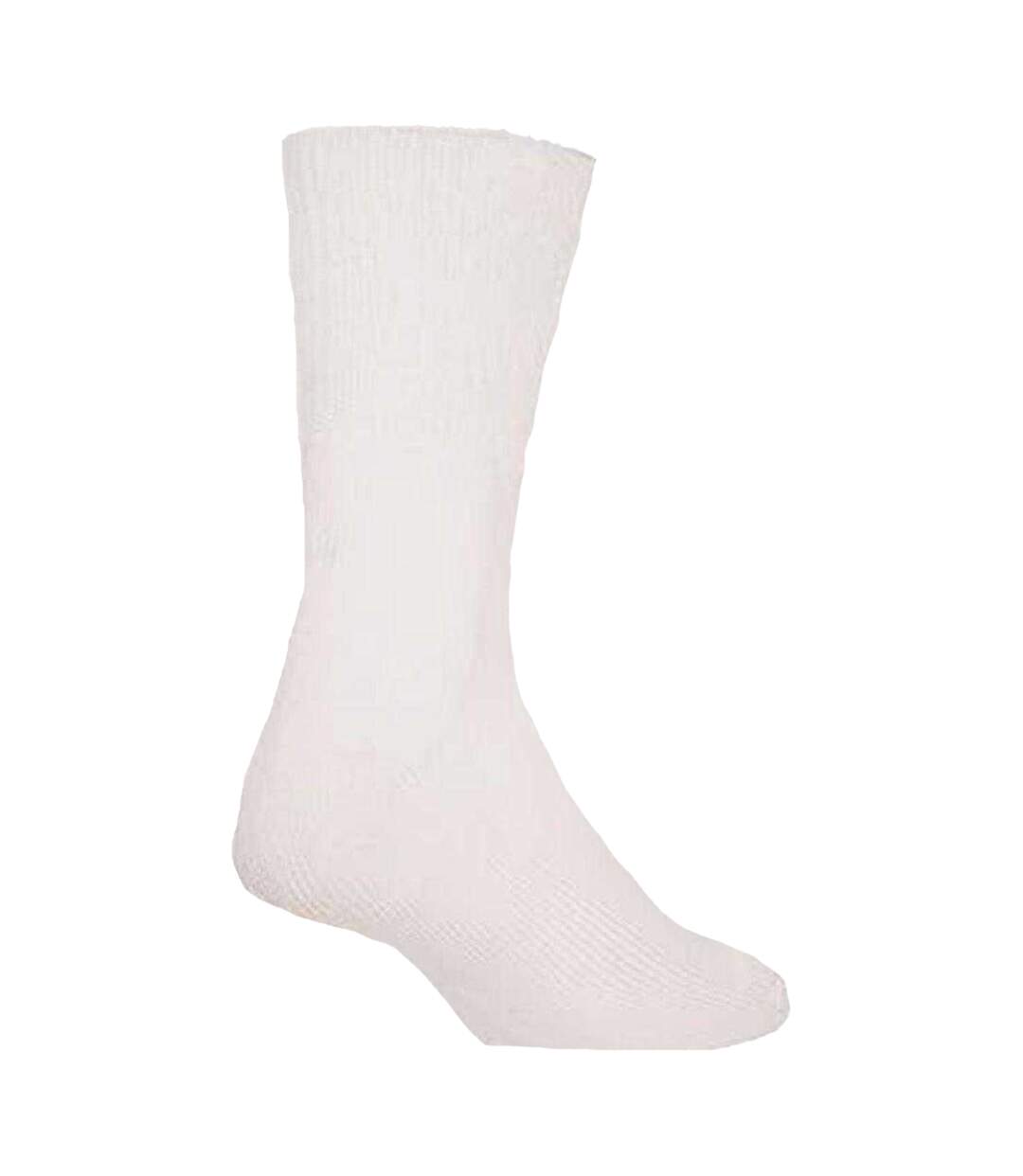 Chaussettes Diabétiques Motif/style Uni Femme Blanc Soxy-2