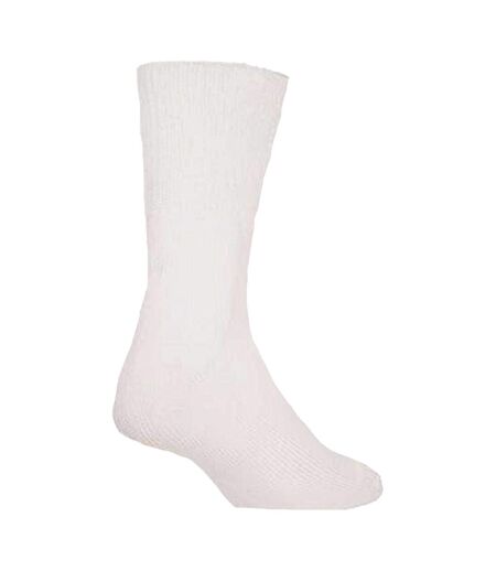 Chaussettes Diabétiques Motif/style Uni Femme Blanc Soxy