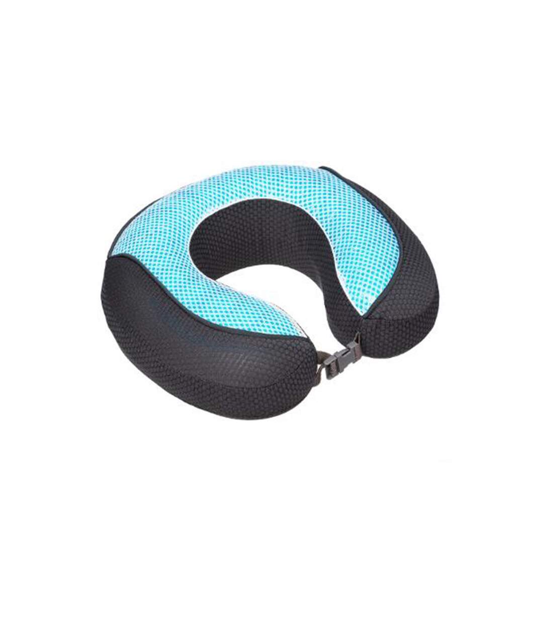 Coussin de Nuque Mémoire de Forme Gel 30cm Bleu-1